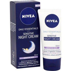 Nivea Daily Essentials 24H Soothing Night Cream 50ml - O'Sullivans Pharmacy - Skincare -