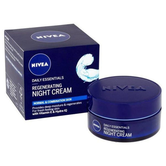Nivea Daily Essentials Regenerating Night Cream 50ml - O'Sullivans Pharmacy - Skincare -