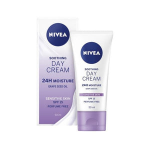 Nivea Daily Essentials Soothing 24H Moisture Day Cream 50ml - O'Sullivans Pharmacy - Skincare -
