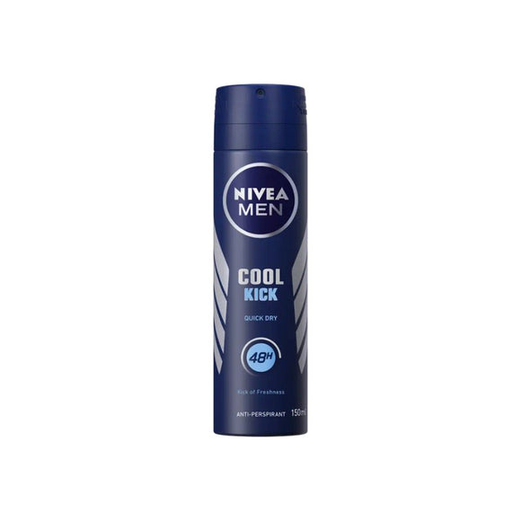 Nivea Men Deodorant Cool Kick Spray 150ml - O'Sullivans Pharmacy - Toiletries - 4005808300259