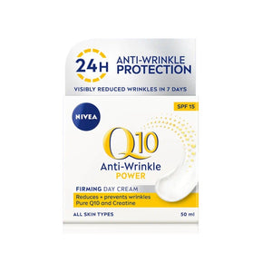 Nivea Q10 Power Anti Wrinkle Day Cream SPF15 50ml - O'Sullivans Pharmacy - Skincare - 4005900545787