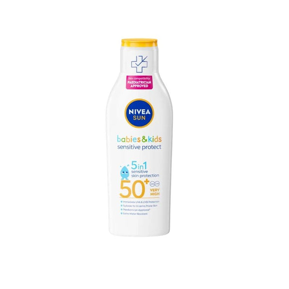 Nivea Sun Kids & Babies Sensitive Lotion SPF50+ - O'Sullivans Pharmacy - Suncare & Travel - 4005900600172