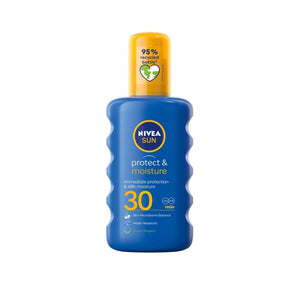 Nivea Sun Protect & Moisture Spray SPF30 200ml - O'Sullivans Pharmacy - Suncare & Travel - 5025970022840