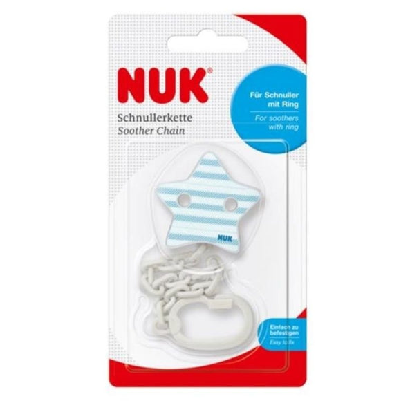 Nuk Blue Star Plastic Soother Chain - O'Sullivans Pharmacy - Mother & Baby -