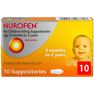 Nurofen Children 60mg Suppositories 10 Pack - O'Sullivans Pharmacy - Medicines & Health -