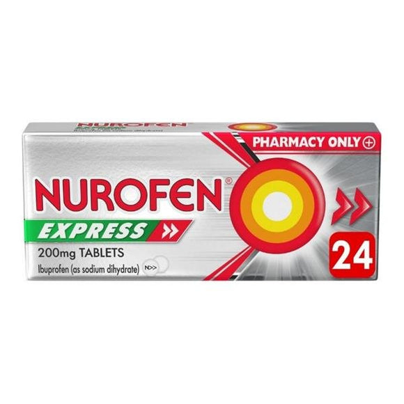 Nurofen Express 200mg Ibuprofen Tablets - O'Sullivans Pharmacy - Medicines & Health - 5000158102934