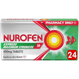 Nurofen Express 400mg Maximum Strength Tablets 24 Pack - O'Sullivans Pharmacy - Medicines & Health -