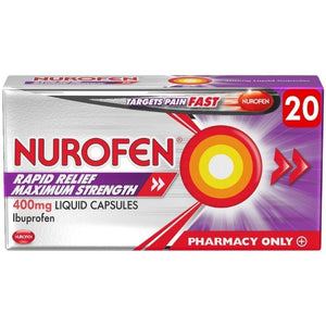 Nurofen Rapid Relief 400mg Maximum Strength Tablets 20 Pack - O'Sullivans Pharmacy - Medicines & Health -