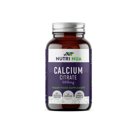 Nutri Nua Calcium Citrate 500mg 90 Capsules - O'Sullivans Pharmacy - Vitamins - 5391522031746