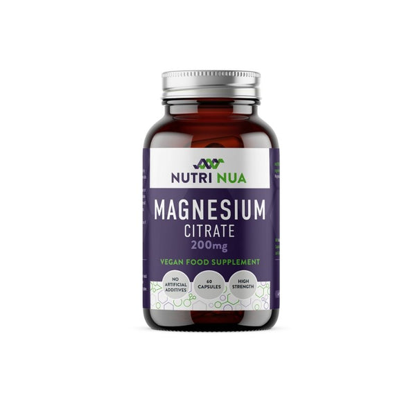 Nutri Nua Magnesium Citrate 200mg 60 Capsules - O'Sullivans Pharmacy - Vitamins - 5391522031791