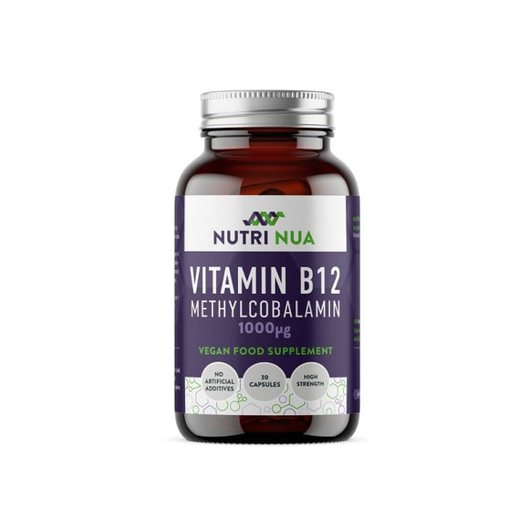 Nutri Nua Vitamin B12 Methylcobalamin 1000μg 30 Capsules - O'Sullivans Pharmacy - Vitamins - 5391522031739