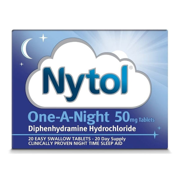 Nytol 50mg Tablets 20 Pack - O'Sullivans Pharmacy - Medicines & Health -