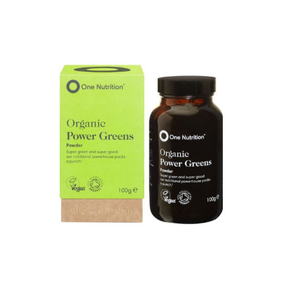One Nutrition Organic Power Greens Powder 100g - O'Sullivans Pharmacy - Vitamins - 5391500077735