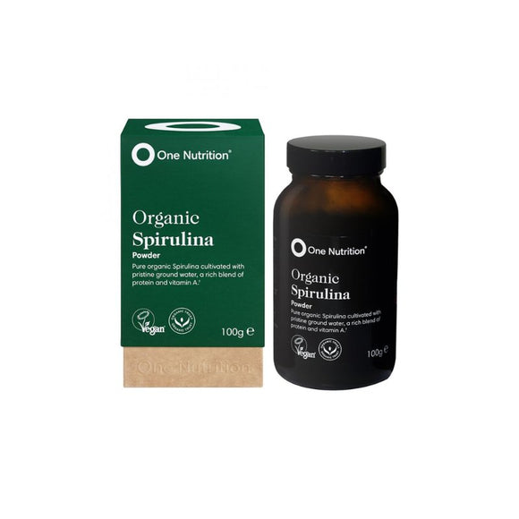 One Nutrition Organic Spirulina Powder 100g - O'Sullivans Pharmacy - Vitamins - 5391500077650