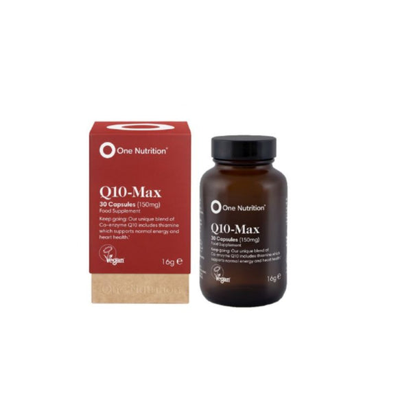 One Nutrition Q10 Max 30 Vegecaps - O'Sullivans Pharmacy - Vitamins - 5391500076882