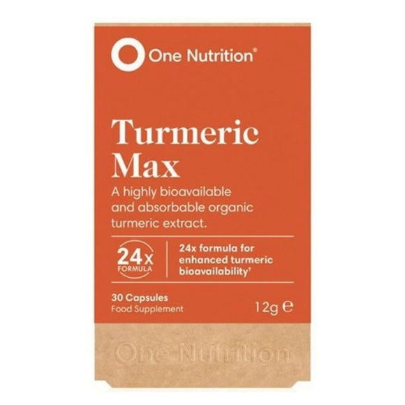 One Nutrition Turmeric Max Capsules 30 Pack - O'Sullivans Pharmacy - Vitamins - 5060102301899