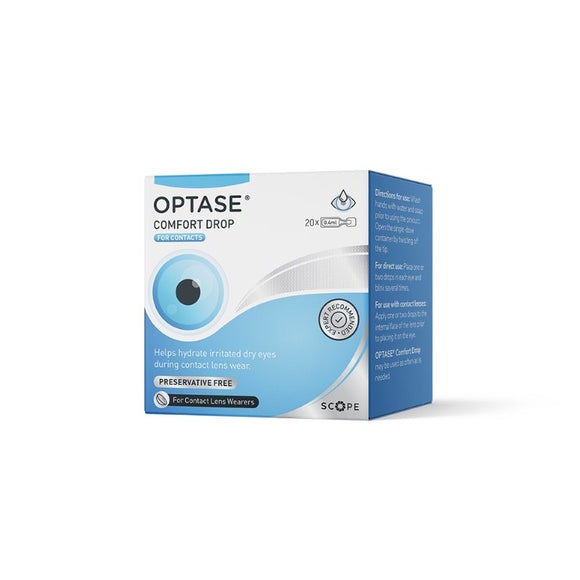 Optase Comfort Drops 20 Pack - O'Sullivans Pharmacy - Medicines & Health - 5391532760422