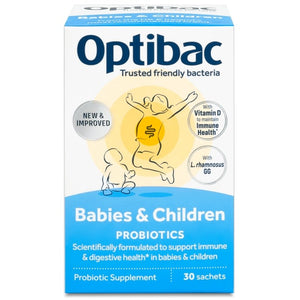 Optibac Babies & Children Sachets 30 Pack - O'Sullivans Pharmacy - Vitamins - 5060086610284