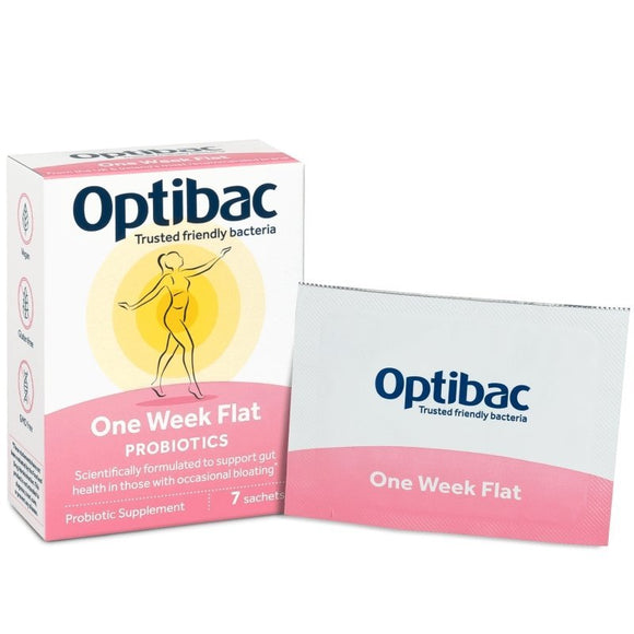Optibac One Week Flat Sachets 7 Pack - O'Sullivans Pharmacy - Vitamins - 5060086610086