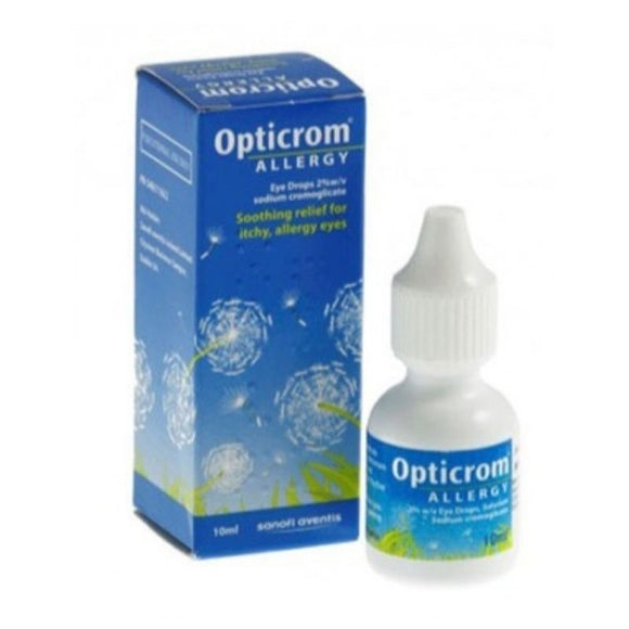 Opticrom Allergy 2% Eye Drops Solution 10ml - O'Sullivans Pharmacy - Medicines & Health -