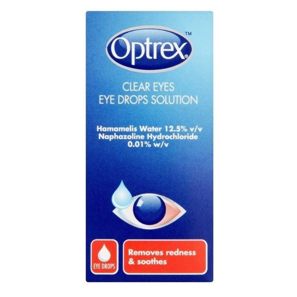 Optrex Clear Eyes Drops 10ml - O'Sullivans Pharmacy - Medicines & Health -