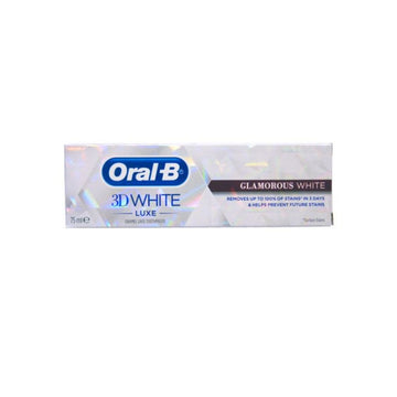 Oral B 3D White Luxe Toothpaste 75ml - O'Sullivans Pharmacy - Toiletries - 4084500739253