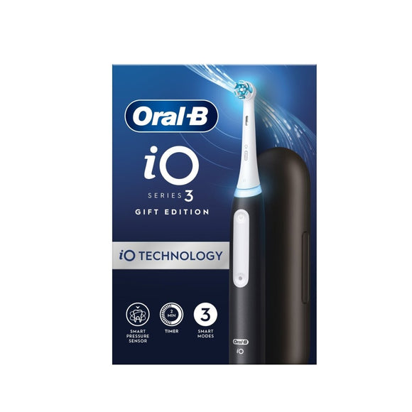 Oral-B iO Series 3 Electric Toothbrush Black - O'Sullivans Pharmacy - Toiletries - 8700216132817