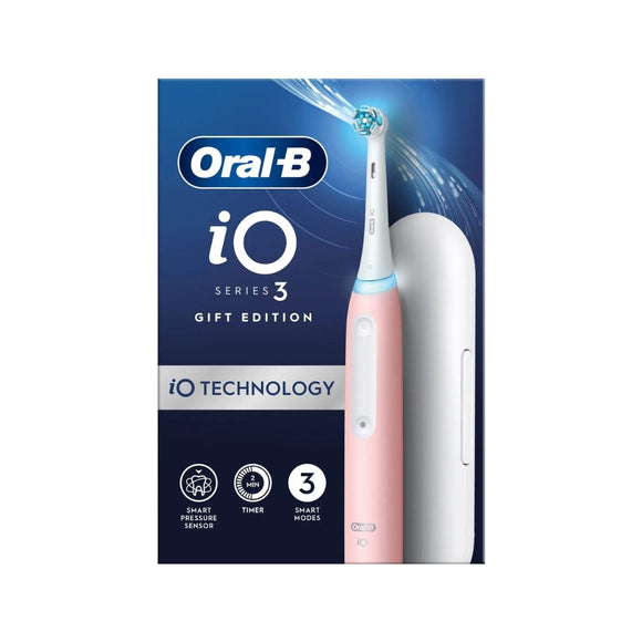 Oral-B iO Series 3 Electric Toothbrush Pink - O'Sullivans Pharmacy - Toiletries - 8700216132862