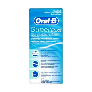 Oral B Super Floss Strands 50 packs - O'Sullivans Pharmacy - Toiletries -