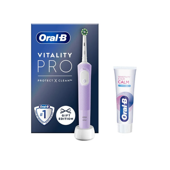 Oral B Vitality Pro Lilac Electric Toothbrush Set - O'Sullivans Pharmacy - Toiletries - 4210201432388