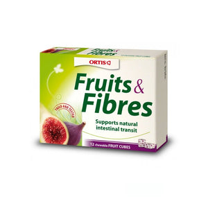 Ortis Digestive Health Fruits & Fibre Cubes 12 Pack - O'Sullivans Pharmacy - Vitamins - 5411386864547