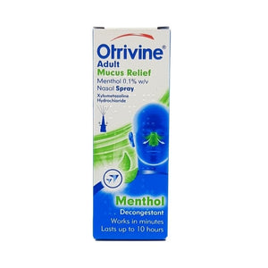 Otrivine Adult Mucus Relief Menthol Nasal Spray 10ml - O'Sullivans Pharmacy - Medicines & Health -