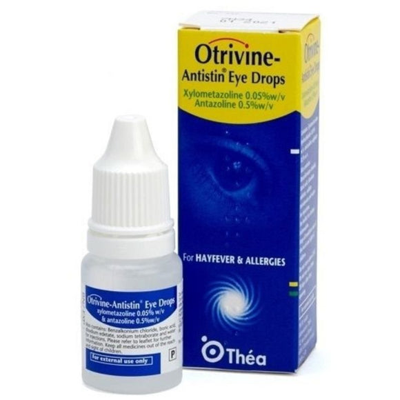 Otrivine Antistin Hayfever Eye Drops 10ml - O'Sullivans Pharmacy - Medicines & Health -