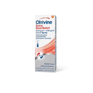 Otrivine Extra Dual Relief Nasal Spray 20ml - O'Sullivans Pharmacy - Medicines & Health - 5054563907820