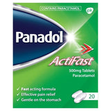 Panadol Actifast 500mg Tablets 20 Pack - O'Sullivans Pharmacy - Medicines & Health -