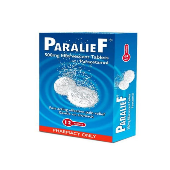 Paralief Effervescent 500mg Tablets 12 Pack - O'Sullivans Pharmacy - Medicines & Health - 5099562916404