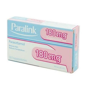 Paralink 180mg Suppositories 10 Pack - O'Sullivans Pharmacy - Medicines & Health - 5099627259811