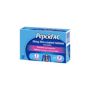 Pepcid AC Tablets 12 Pack - O'Sullivans Pharmacy - Medicines & Health - 5027097010090