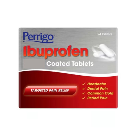 Perrigo Ibuprofen Max 400mg 24 tablets - O'Sullivans Pharmacy - Medicines & Health - 5012616266256