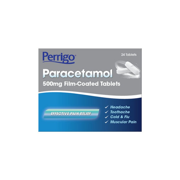 Perrigo Paracetamol 500mg Tablet 24 - O'Sullivans Pharmacy - Medicines & Health - 5012616265334