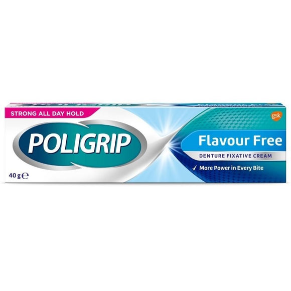 Poligrip Flavour Free Cream 40g - O'Sullivans Pharmacy - Toiletries -