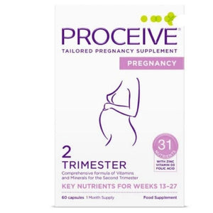 Proceive Pregnancy Trimester Two 60 Capsules - O'Sullivans Pharmacy - Vitamins - 5391536010065