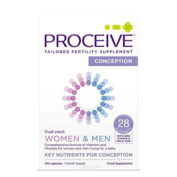 Proceive Women and Men Dual Pack 120 Capsules - O'Sullivans Pharmacy - Vitamins - 5392000077256
