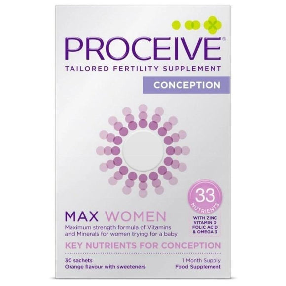 Proceive Women Max 30 Sachets - O'Sullivans Pharmacy - Vitamins - 5392000077263