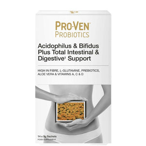 Proven Probiotics Acidophilus Bifidus Plus Intestinal And Digest Support Sachets 14 Pack - O'Sullivans Pharmacy - Vitamins - 5034268004239