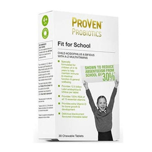 Proven Probiotics Fit For School Tablets 30 Pack - O'Sullivans Pharmacy - Vitamins -