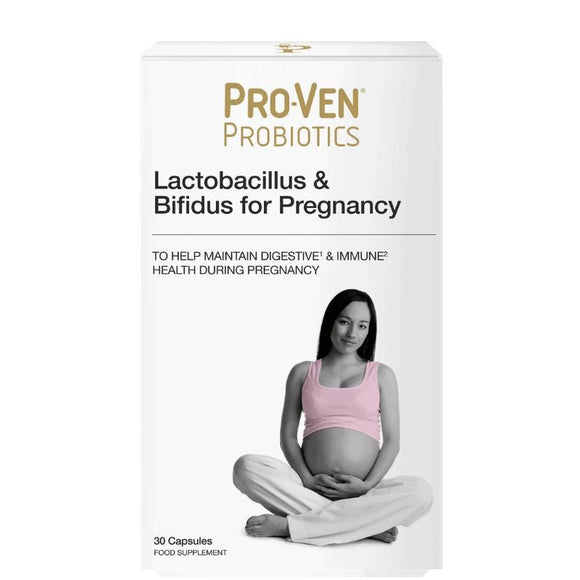 Proven Probiotics Lactobacillus And Bifidus For Pregnancy Capsules 30 Pack - O'Sullivans Pharmacy - Vitamins - 5034268004178