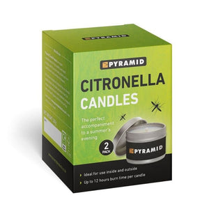 Pyramid Citronella Candles 2 Pack - O'Sullivans Pharmacy - Skincare - 5060013670978