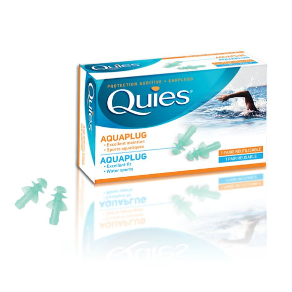 Quies Aquaplug Swimming Earplugs 1 Pair - O'Sullivans Pharmacy - Medicines & Health - 3435172161001