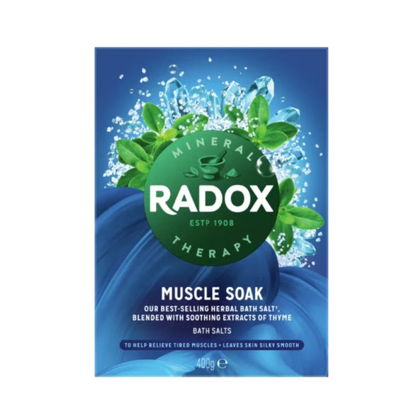 Radox Salts Muscle Soak Therapy 400g - O'Sullivans Pharmacy - Bath & Shower - 5000231036781